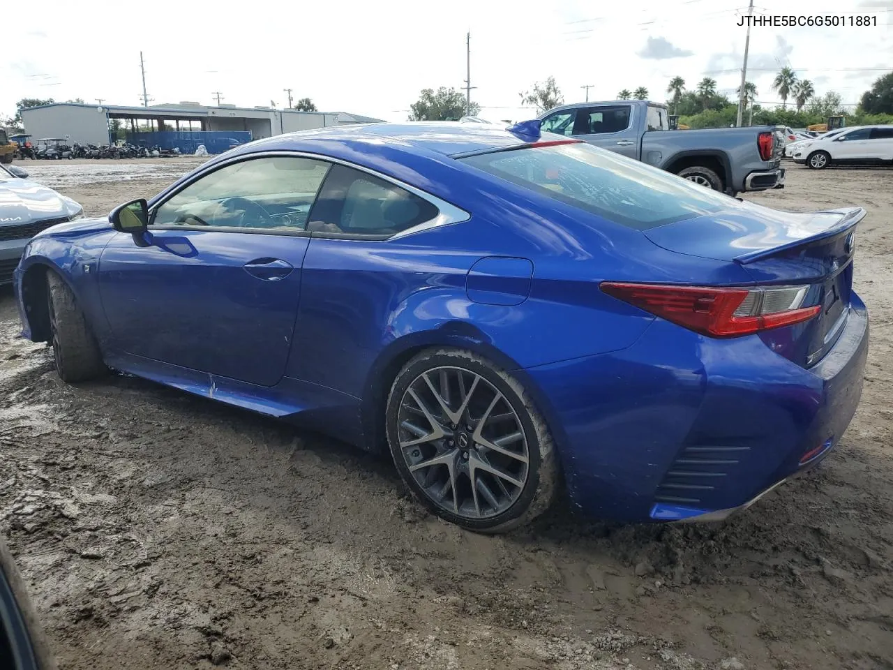 2016 Lexus Rc 350 VIN: JTHHE5BC6G5011881 Lot: 73842414