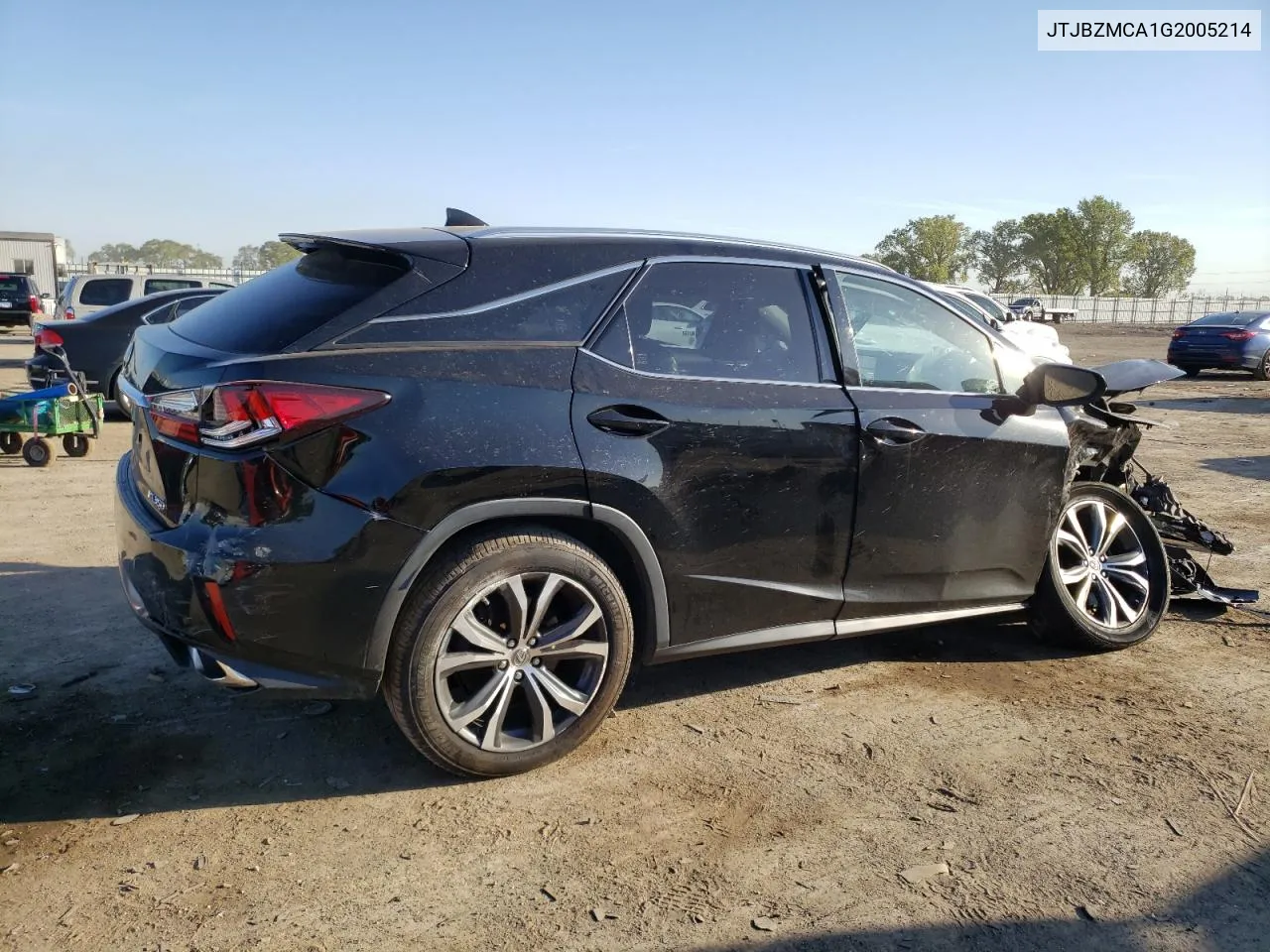 2016 Lexus Rx 350 VIN: JTJBZMCA1G2005214 Lot: 74320314