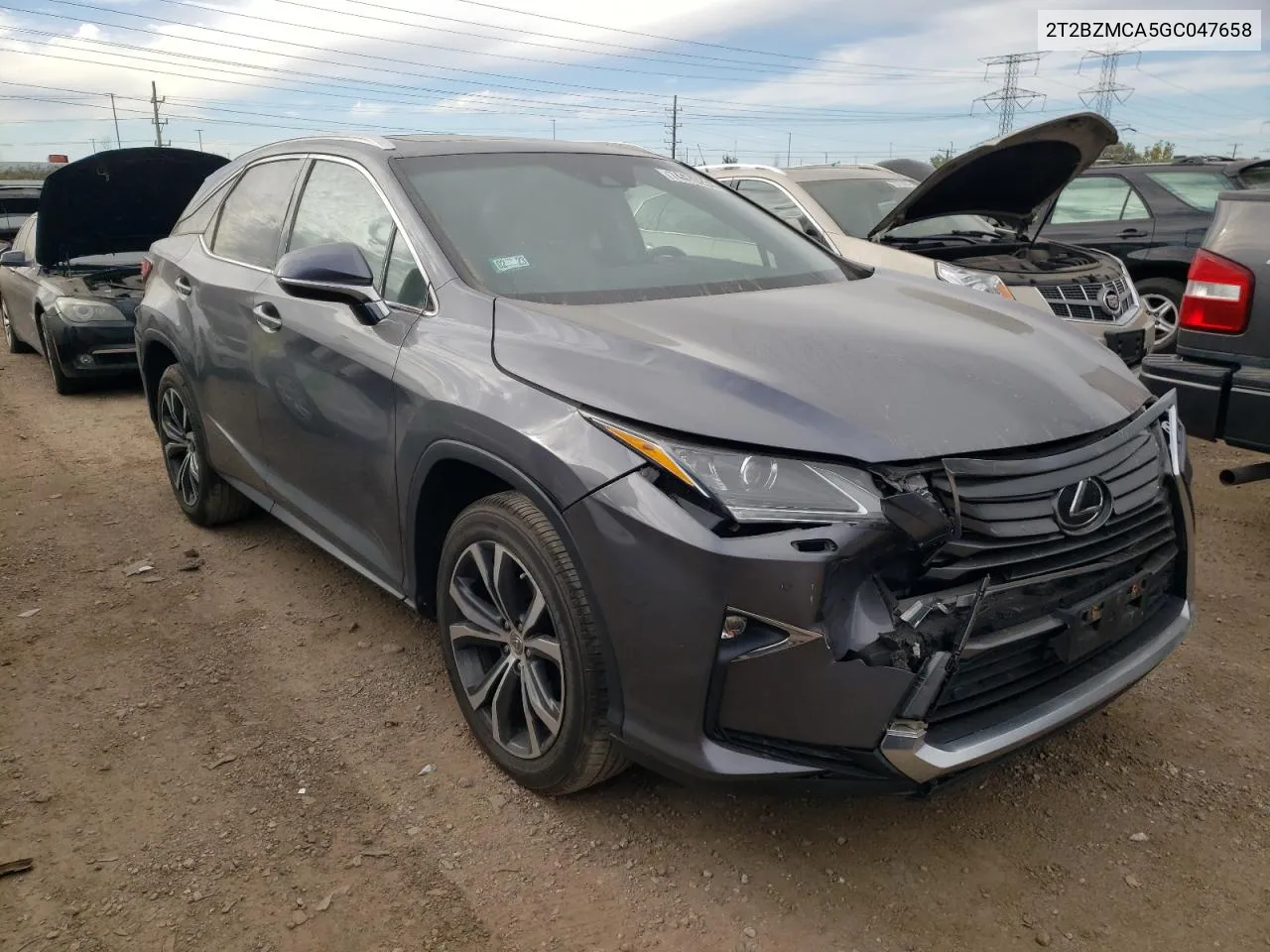 2016 Lexus Rx 350 Base VIN: 2T2BZMCA5GC047658 Lot: 74470234