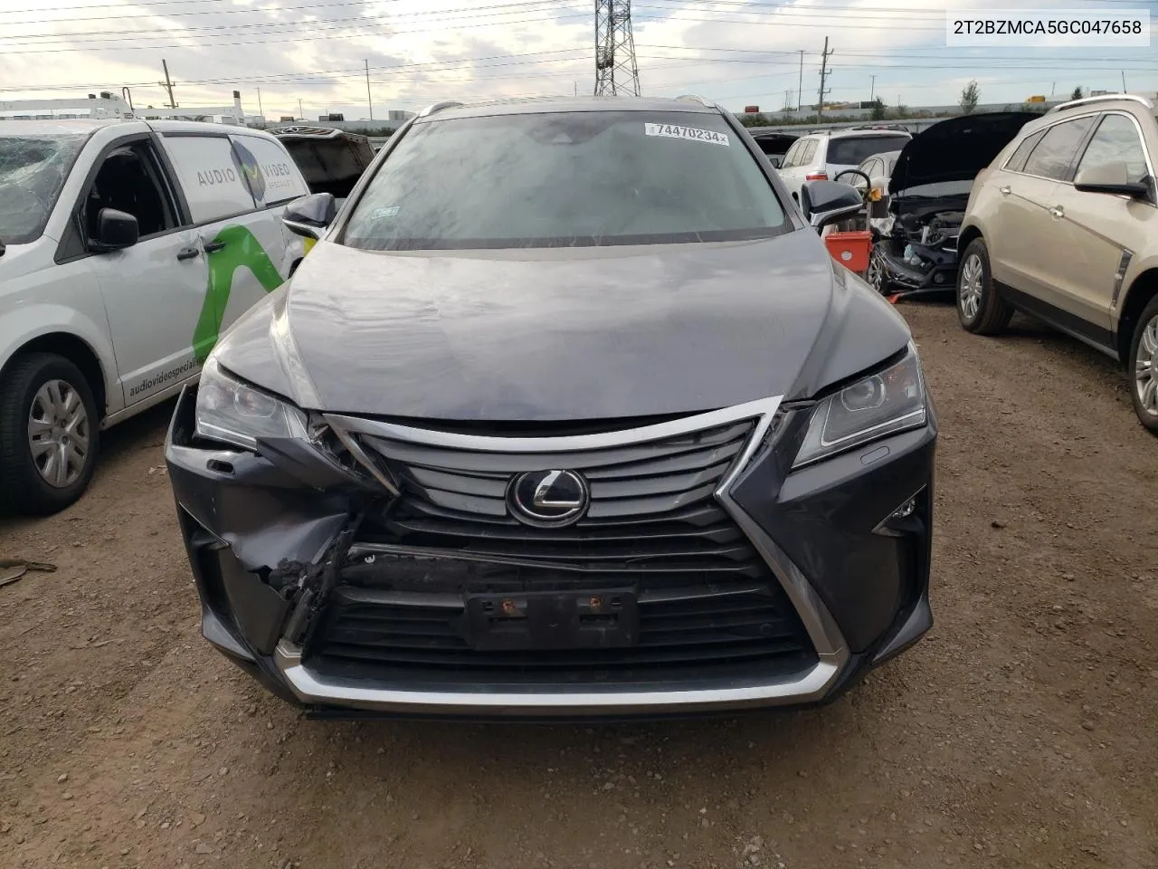 2016 Lexus Rx 350 Base VIN: 2T2BZMCA5GC047658 Lot: 74470234