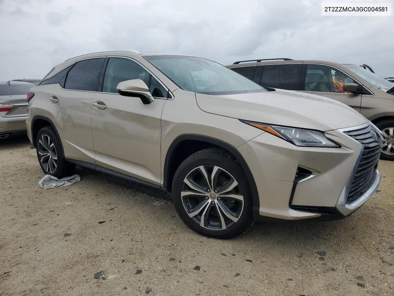 2016 Lexus Rx 350 VIN: 2T2ZZMCA3GC004581 Lot: 74737924