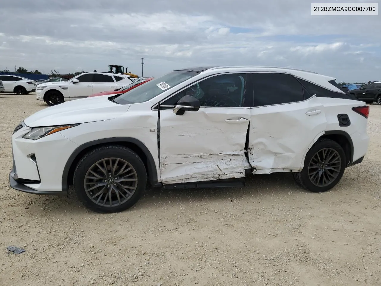 2016 Lexus Rx 350 Base VIN: 2T2BZMCA9GC007700 Lot: 74801404