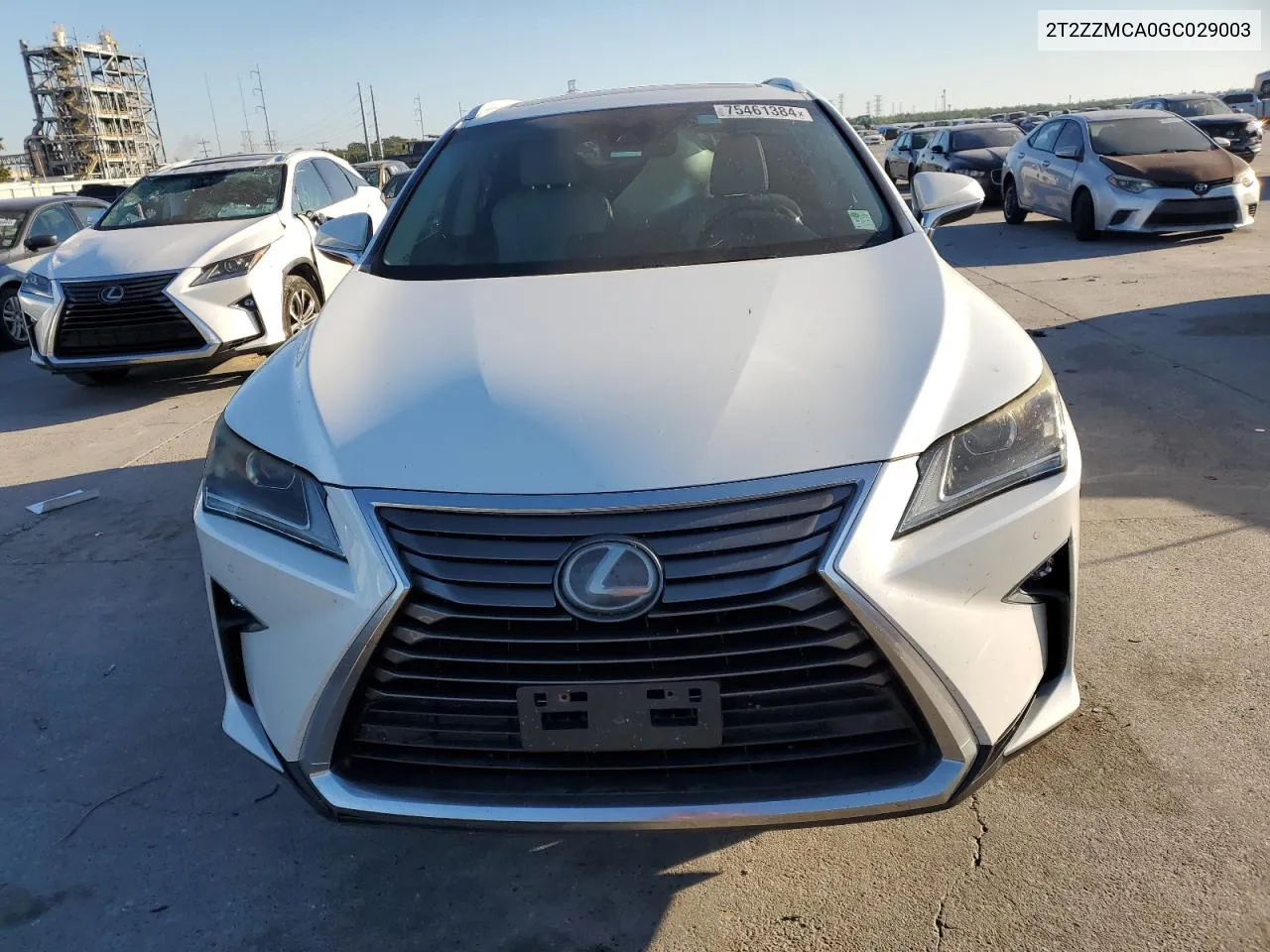 2016 Lexus Rx 350 VIN: 2T2ZZMCA0GC029003 Lot: 75461384