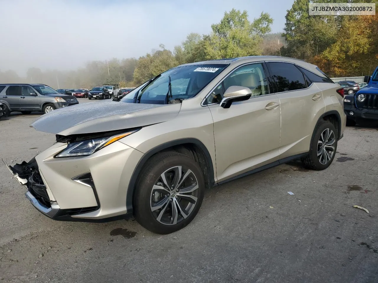 JTJBZMCA3G2000872 2016 Lexus Rx 350