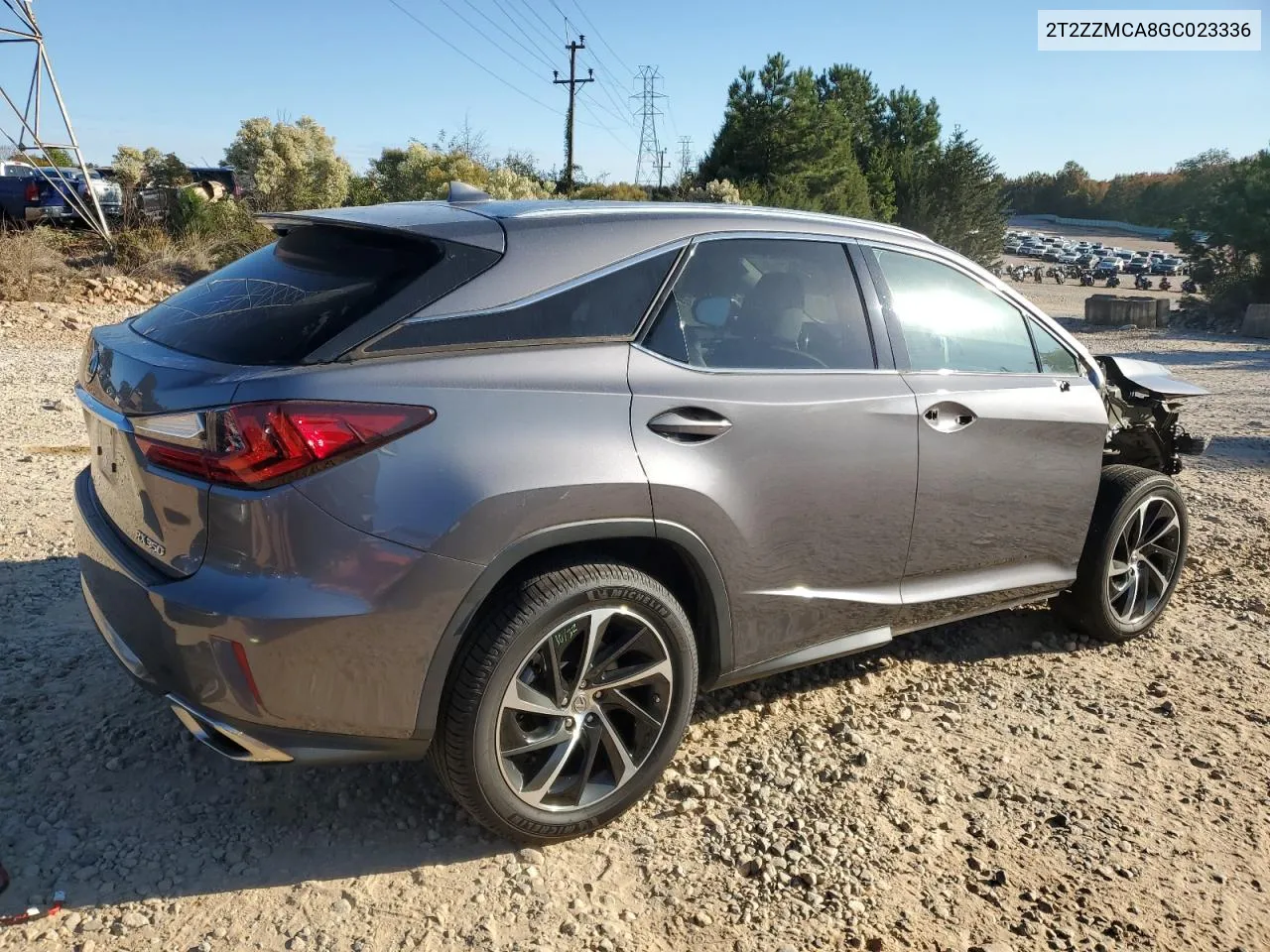 2016 Lexus Rx 350 VIN: 2T2ZZMCA8GC023336 Lot: 75815674