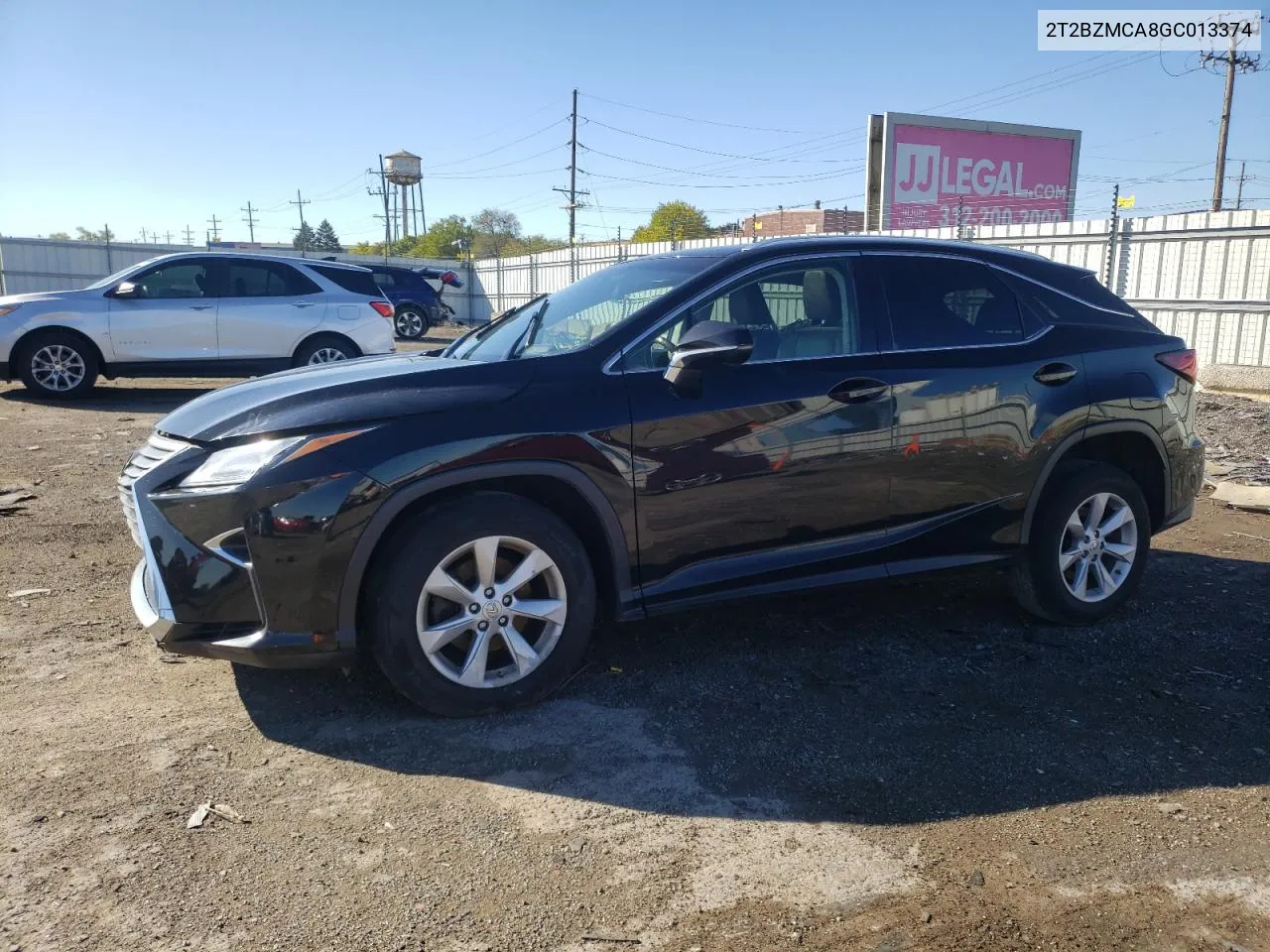 2016 Lexus Rx 350 Base VIN: 2T2BZMCA8GC013374 Lot: 76079384