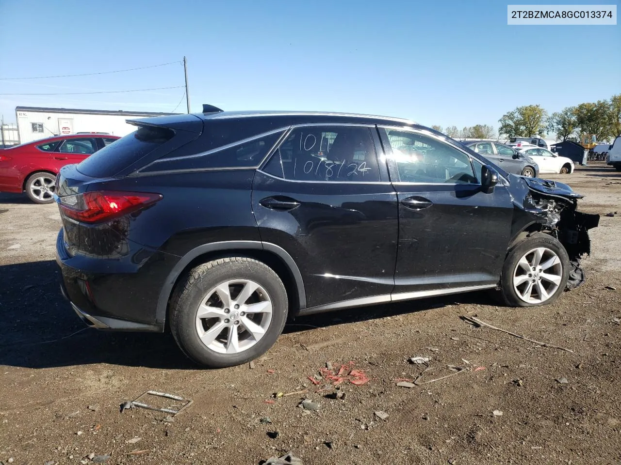 2016 Lexus Rx 350 Base VIN: 2T2BZMCA8GC013374 Lot: 76079384