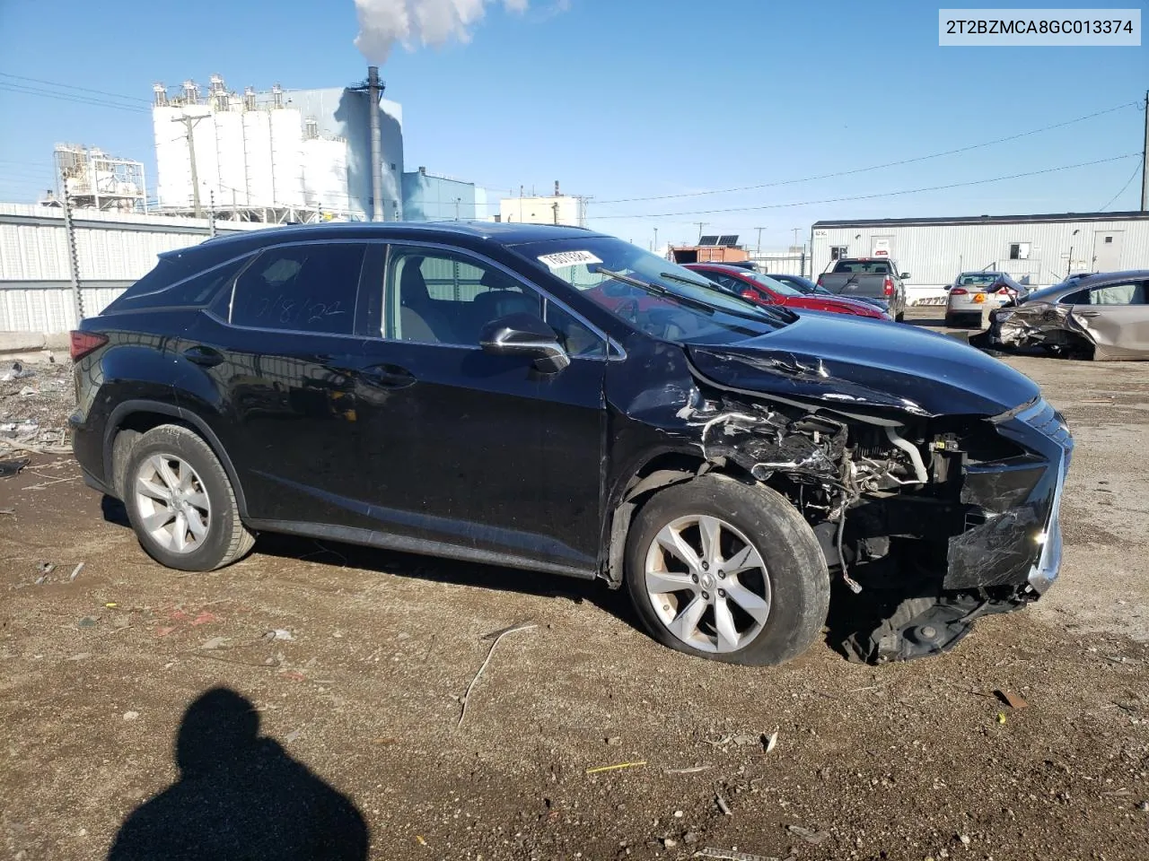 2016 Lexus Rx 350 Base VIN: 2T2BZMCA8GC013374 Lot: 76079384