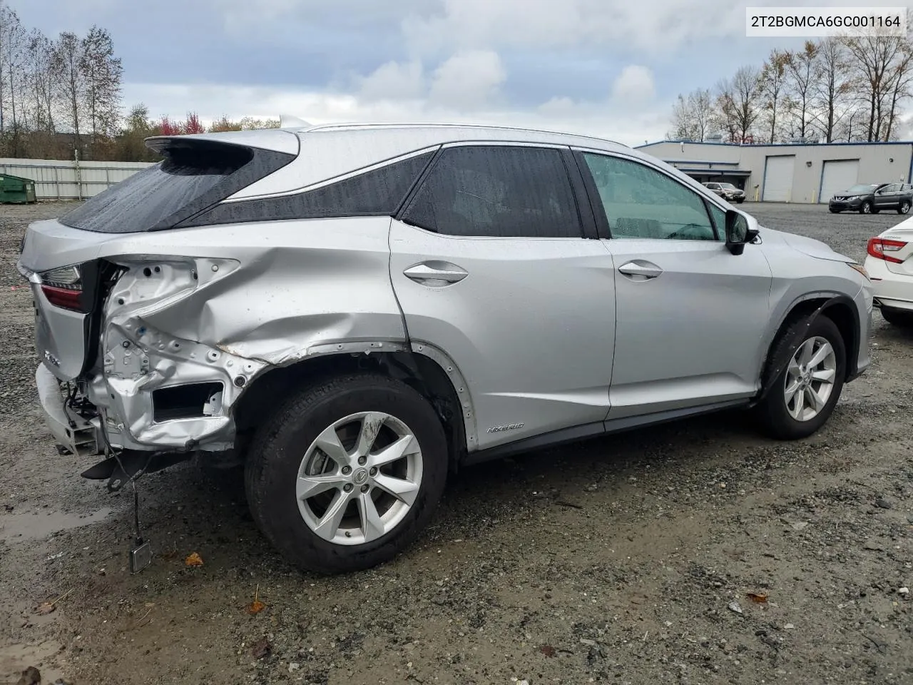 2016 Lexus Rx 450H Base VIN: 2T2BGMCA6GC001164 Lot: 76788734