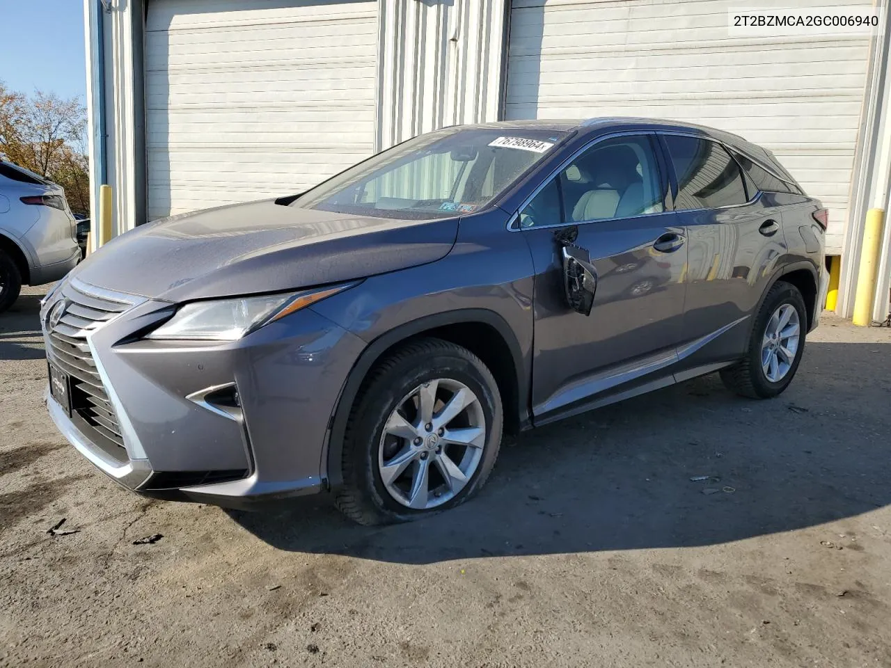 2016 Lexus Rx 350 Base VIN: 2T2BZMCA2GC006940 Lot: 76798964