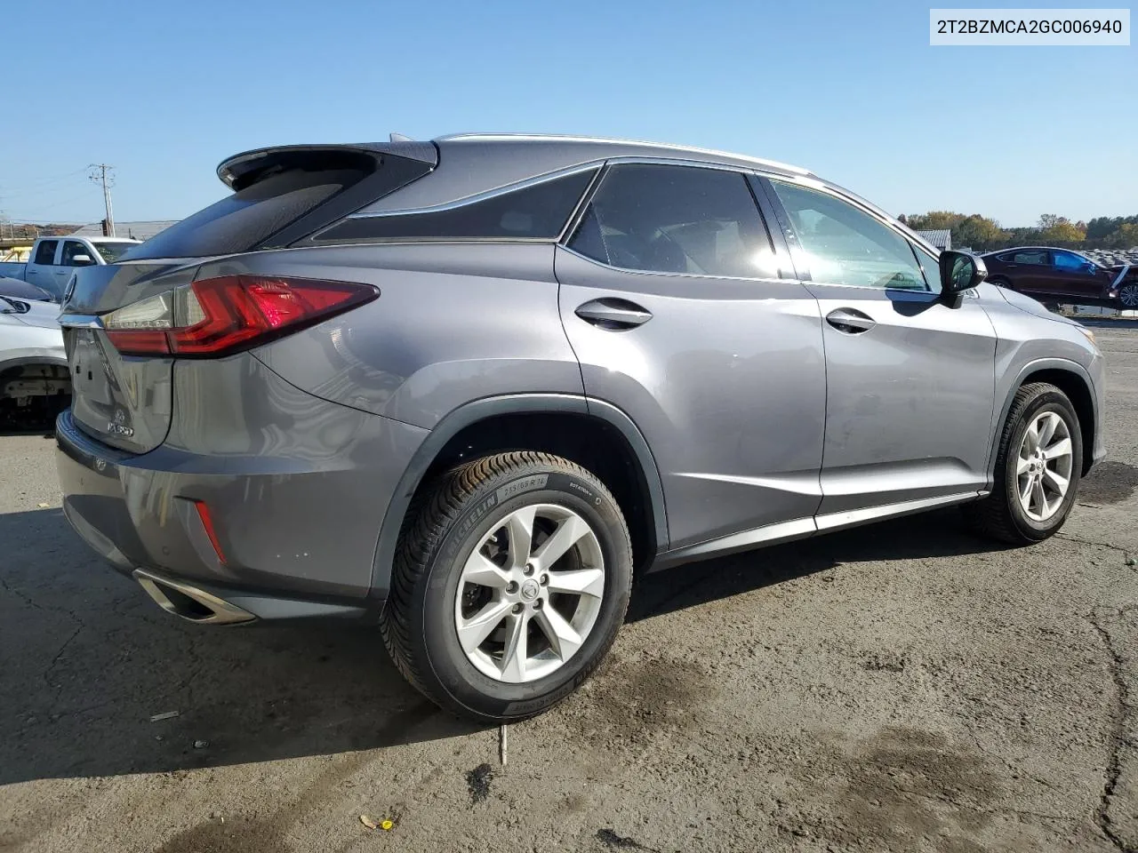 2016 Lexus Rx 350 Base VIN: 2T2BZMCA2GC006940 Lot: 76798964