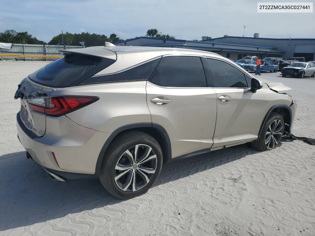 2016 Lexus Rx 350 VIN: 2T2ZZMCA3GC027441 Lot: 76808514