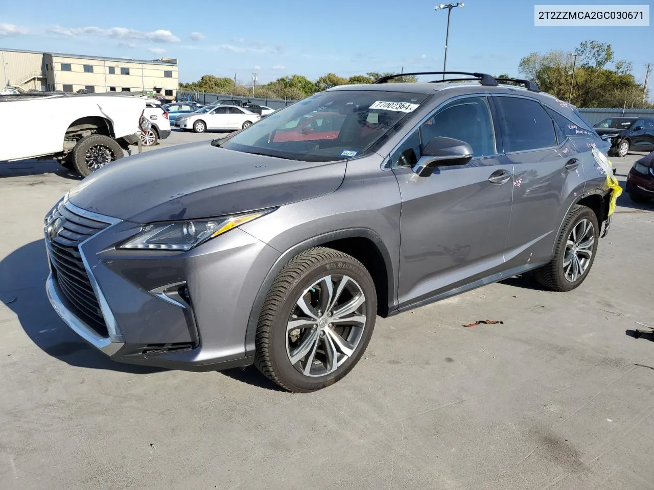 2016 Lexus Rx 350 VIN: 2T2ZZMCA2GC030671 Lot: 77002364