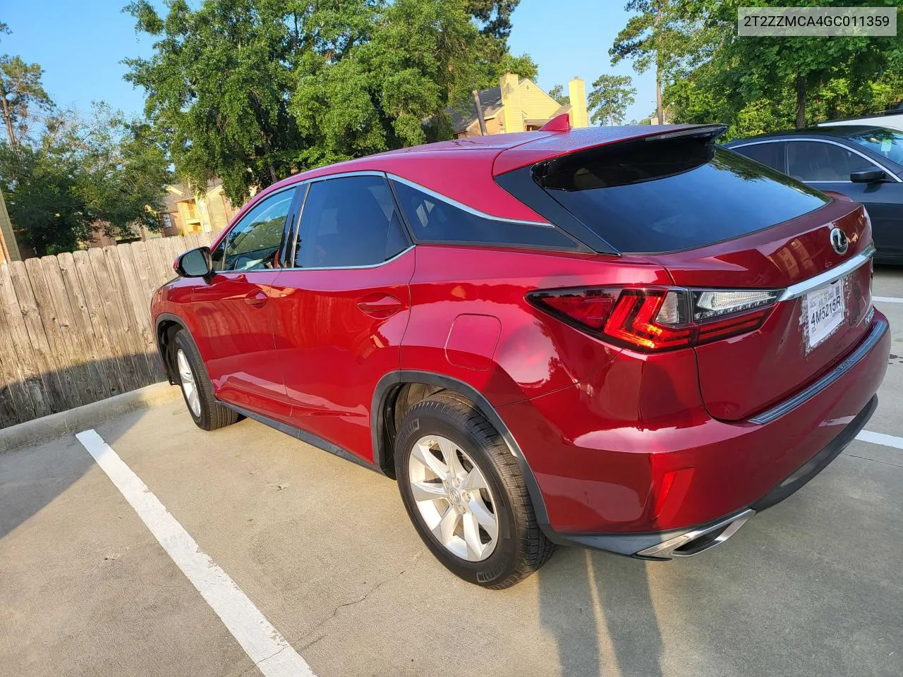 2016 Lexus Rx 350 VIN: 2T2ZZMCA4GC011359 Lot: 77123734