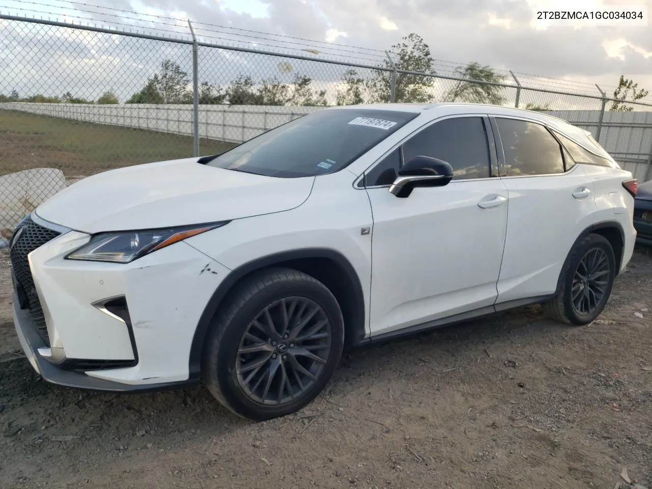 2016 Lexus Rx 350 Base VIN: 2T2BZMCA1GC034034 Lot: 77197674