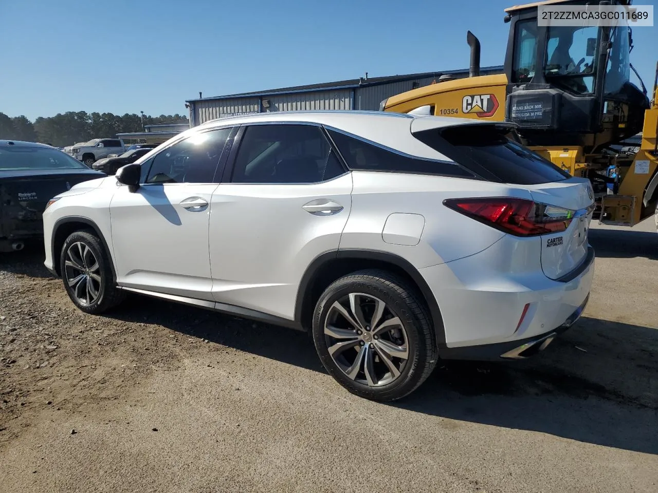 2016 Lexus Rx 350 VIN: 2T2ZZMCA3GC011689 Lot: 77595654