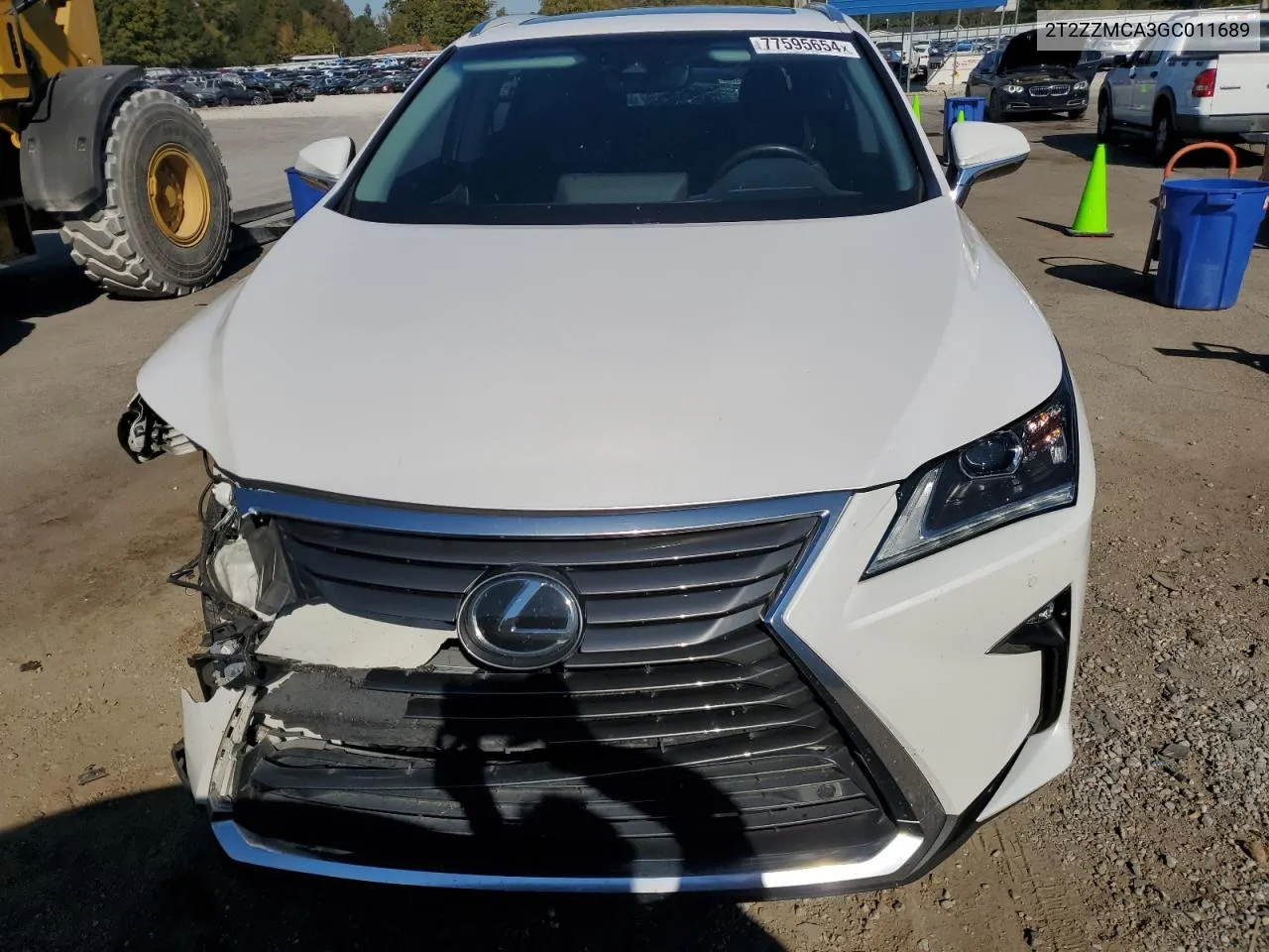 2016 Lexus Rx 350 VIN: 2T2ZZMCA3GC011689 Lot: 77595654