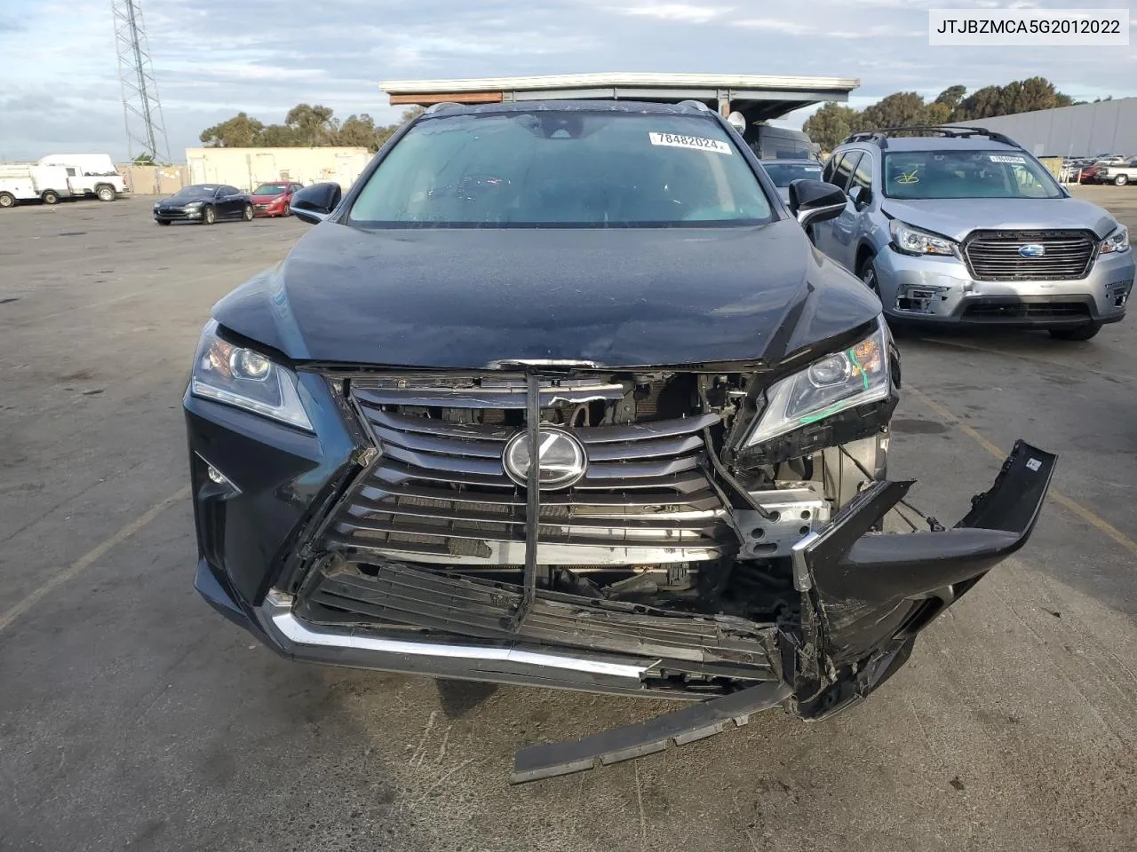 2016 Lexus Rx 350 VIN: JTJBZMCA5G2012022 Lot: 78482024