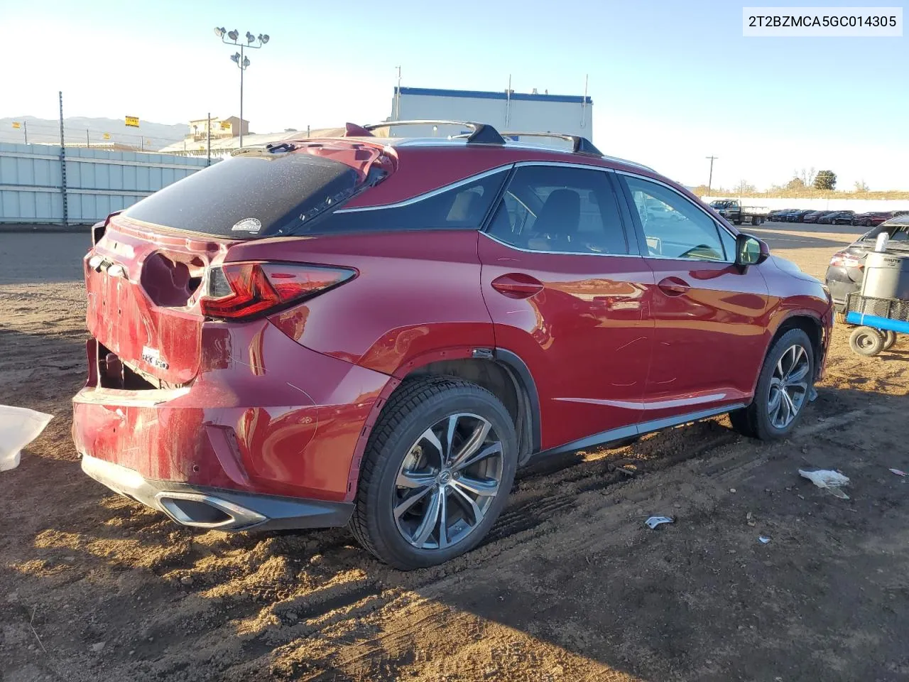 2016 Lexus Rx 350 Base VIN: 2T2BZMCA5GC014305 Lot: 78586004