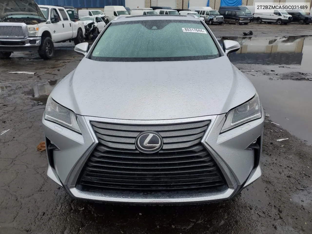 2016 Lexus Rx 350 Base VIN: 2T2BZMCA5GC031489 Lot: 80317644