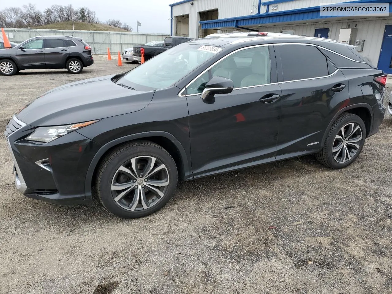 2016 Lexus Rx 450H Base VIN: 2T2BGMCA8GC003062 Lot: 81227834