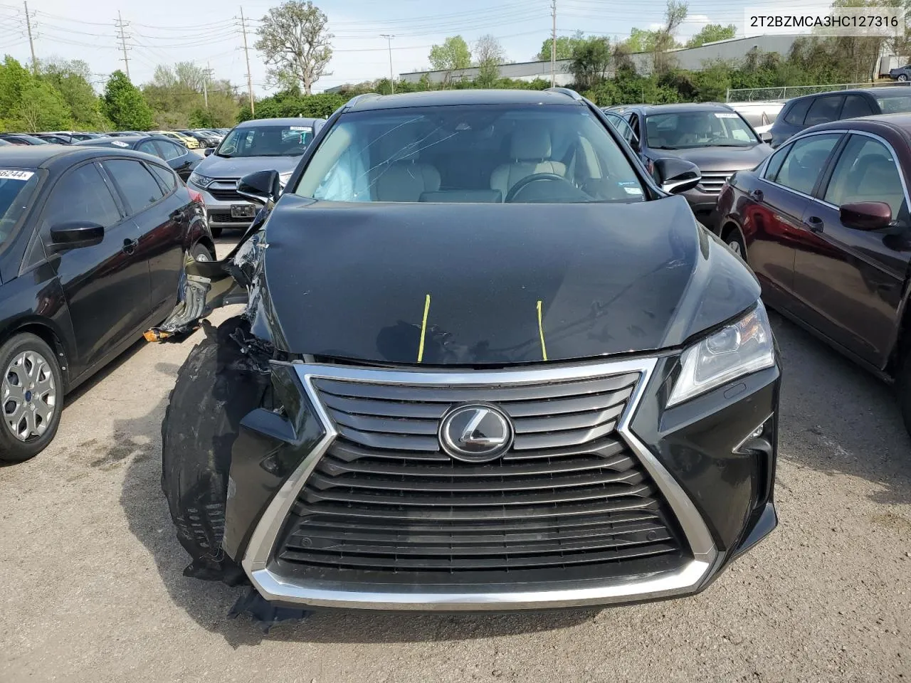 2T2BZMCA3HC127316 2017 Lexus Rx 350 Base