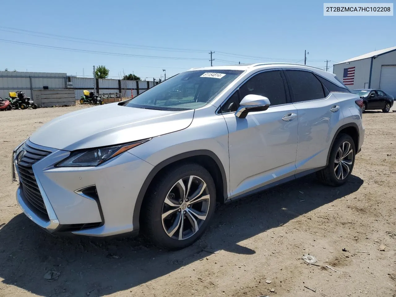 2T2BZMCA7HC102208 2017 Lexus Rx 350 Base