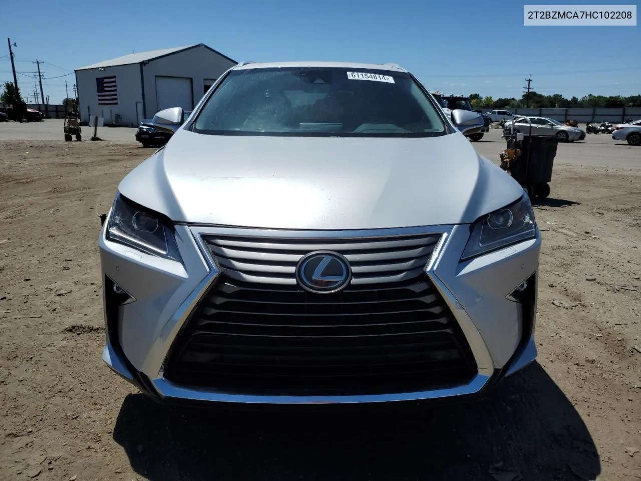 2017 Lexus Rx 350 Base VIN: 2T2BZMCA7HC102208 Lot: 61154814