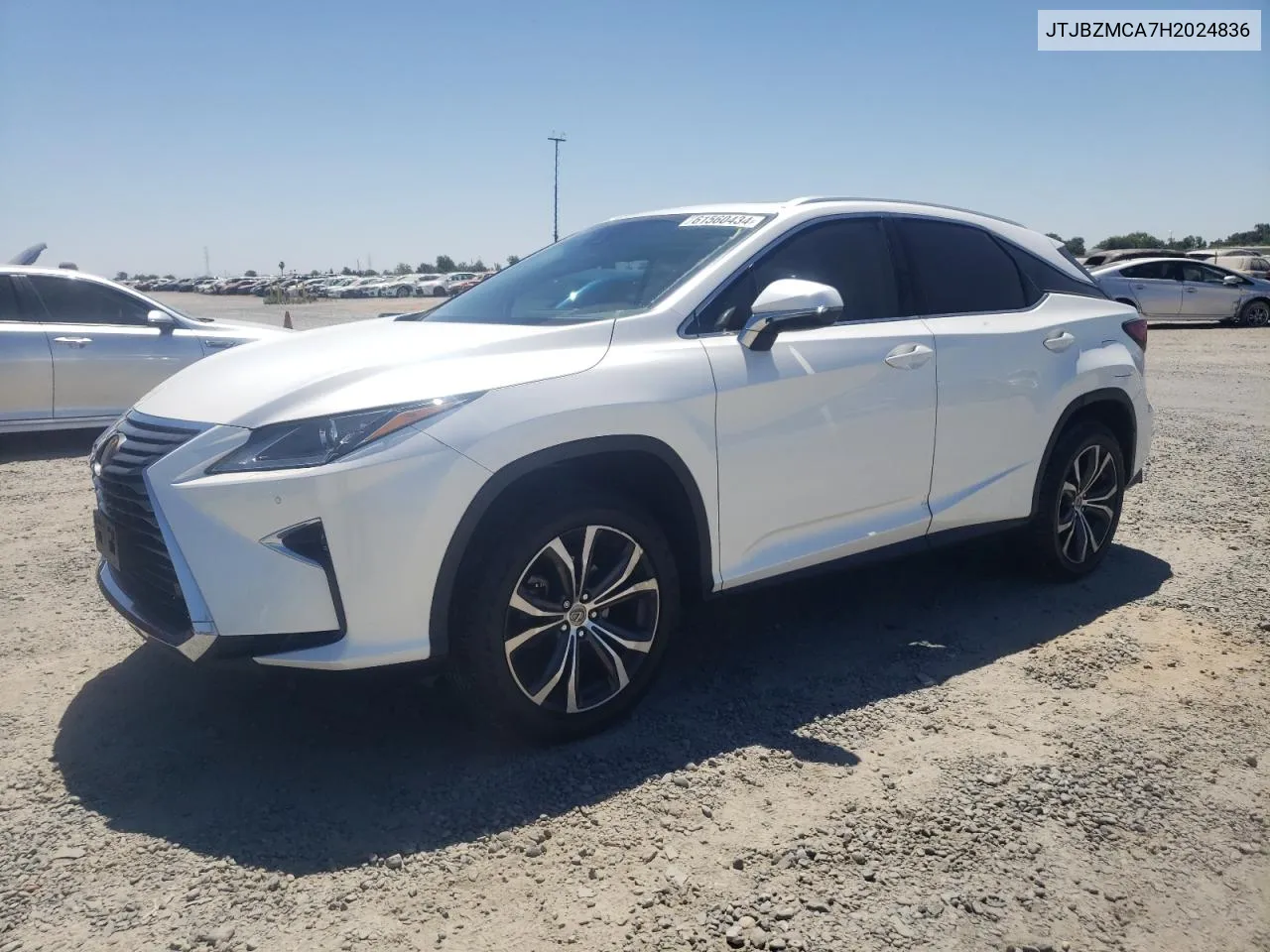 2017 Lexus Rx 350 Base VIN: JTJBZMCA7H2024836 Lot: 61560434