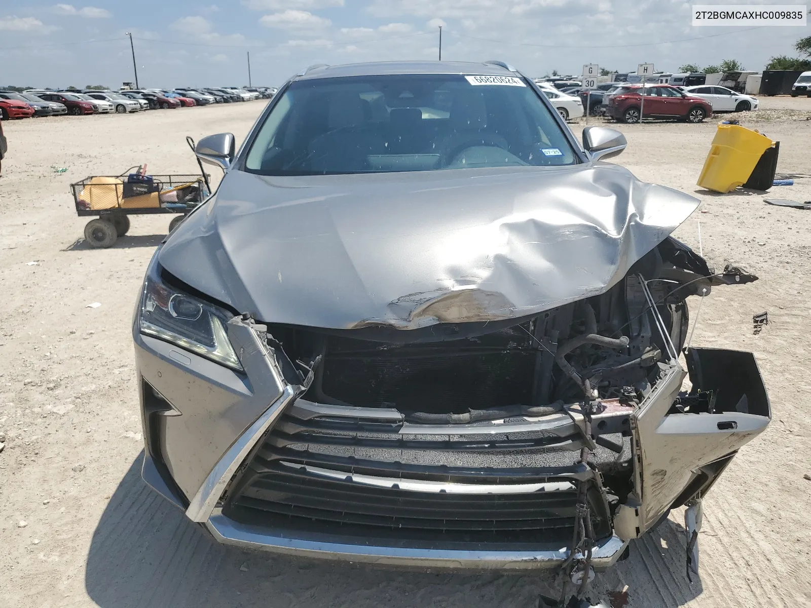 2017 Lexus Rx 450H Base VIN: 2T2BGMCAXHC009835 Lot: 66820624