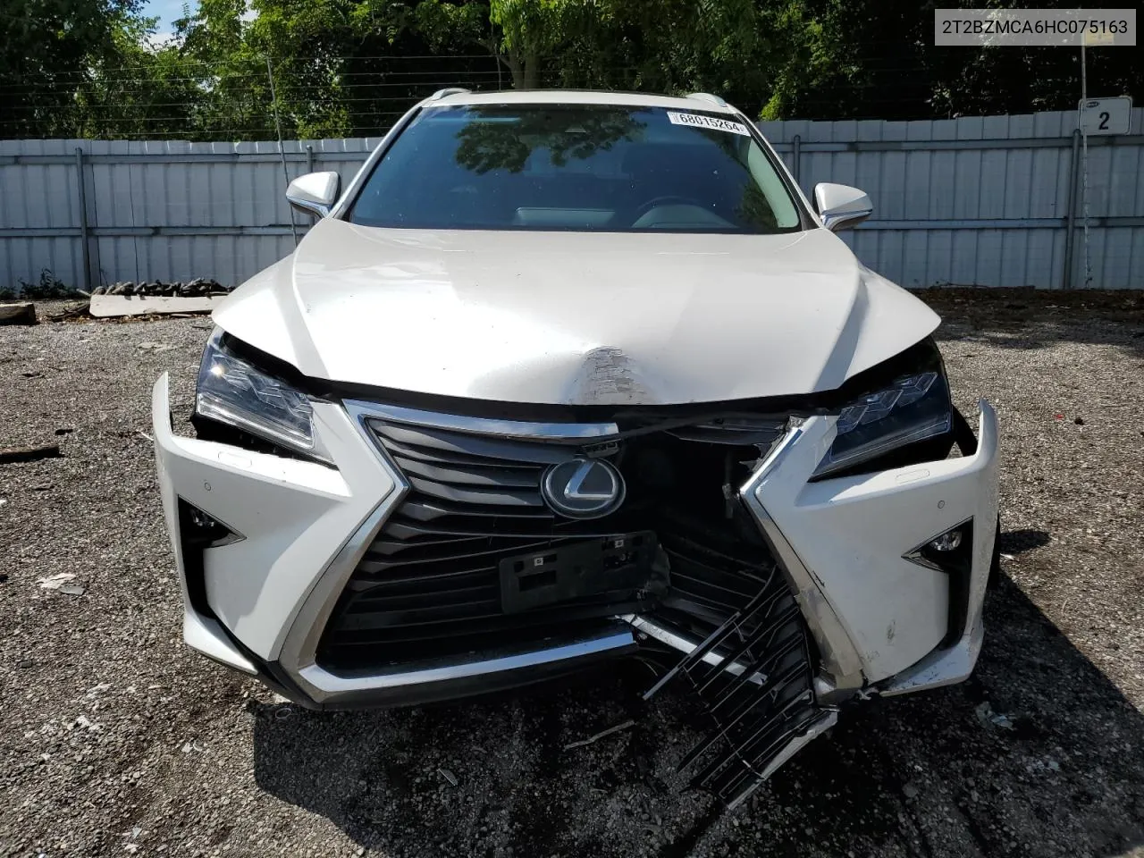 2017 Lexus Rx 350 Base VIN: 2T2BZMCA6HC075163 Lot: 68015264