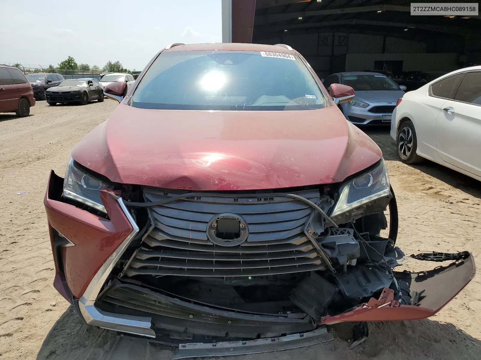 2017 Lexus Rx 350 Base VIN: 2T2ZZMCA8HC089158 Lot: 68304904