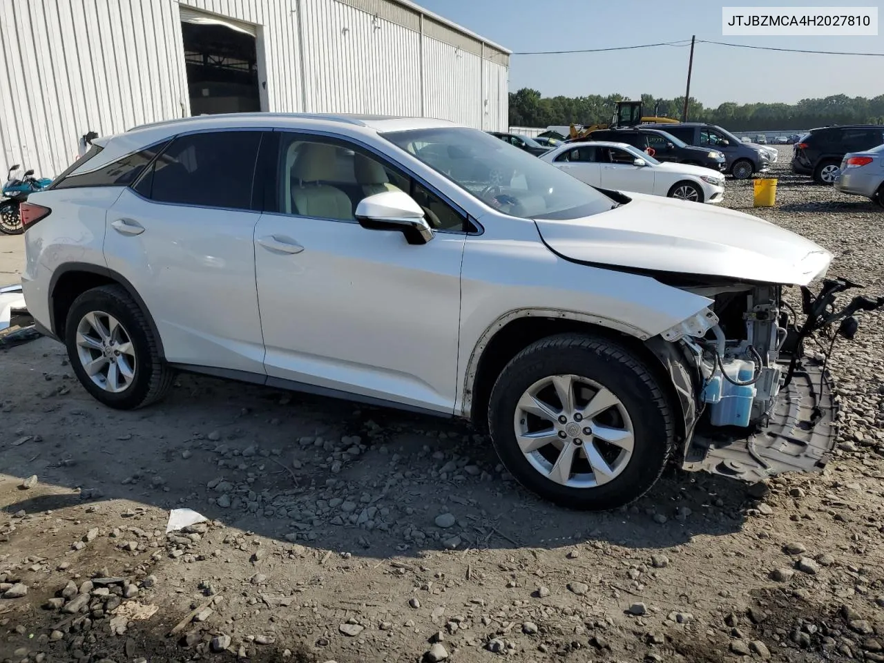 2017 Lexus Rx 350 Base VIN: JTJBZMCA4H2027810 Lot: 68476184