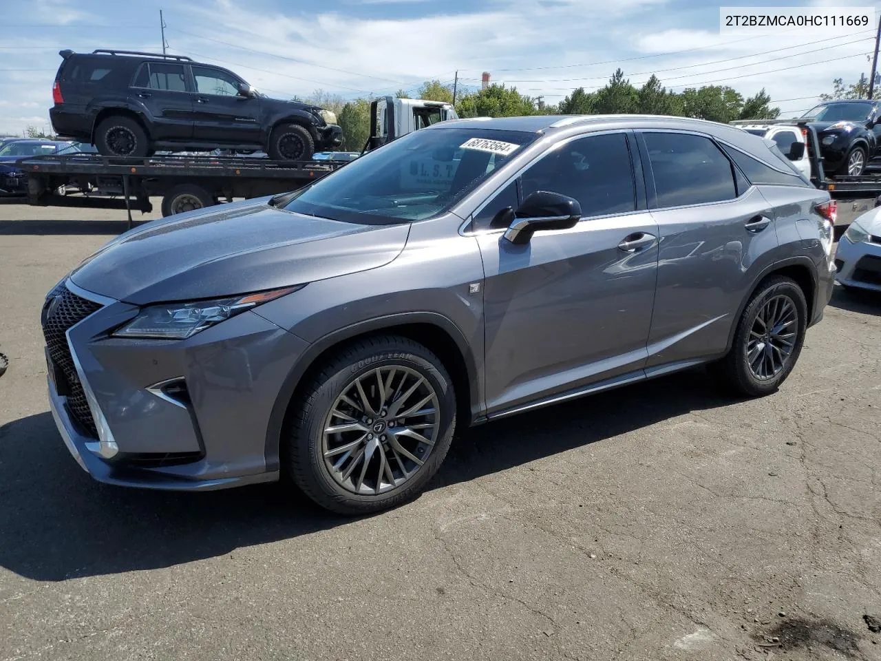 2017 Lexus Rx 350 Base VIN: 2T2BZMCA0HC111669 Lot: 68763564