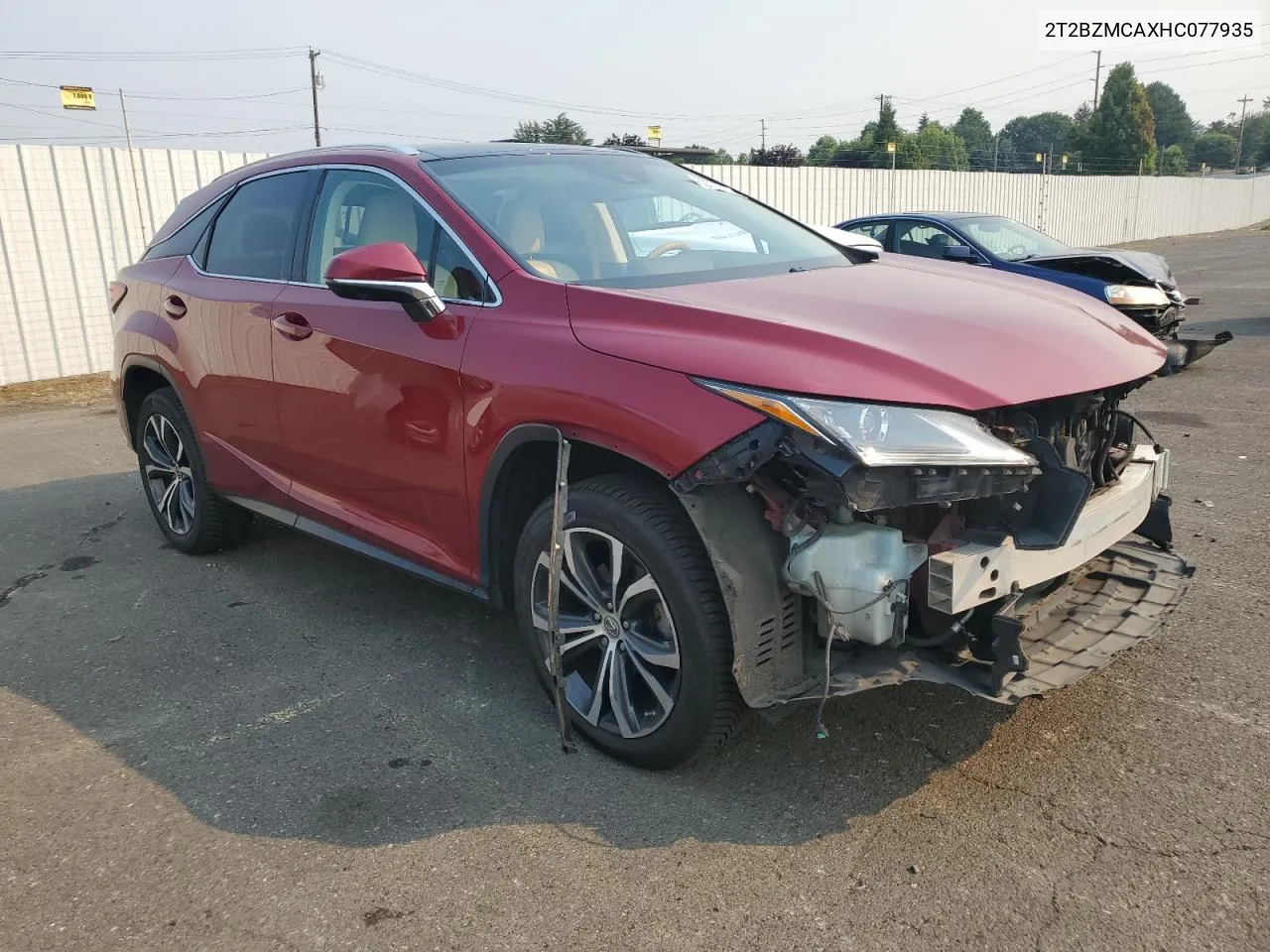 2T2BZMCAXHC077935 2017 Lexus Rx 350 Base