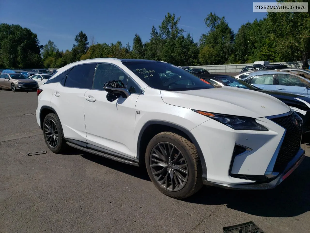 2T2BZMCA1HC071876 2017 Lexus Rx 350 Base