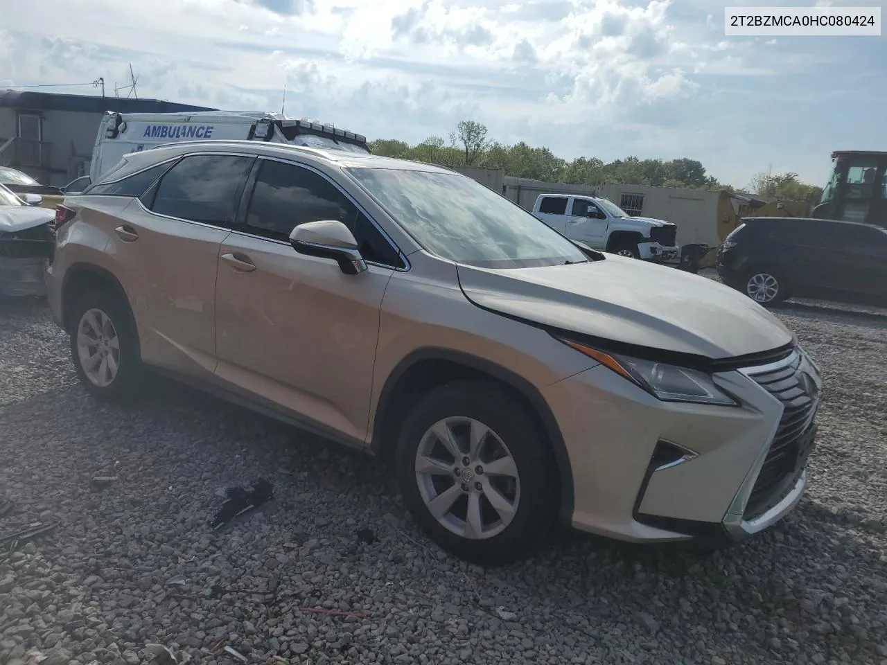 2T2BZMCA0HC080424 2017 Lexus Rx 350 Base