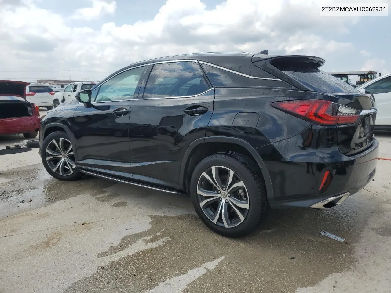 2017 Lexus Rx 350 Base VIN: 2T2BZMCAXHC062934 Lot: 70381684