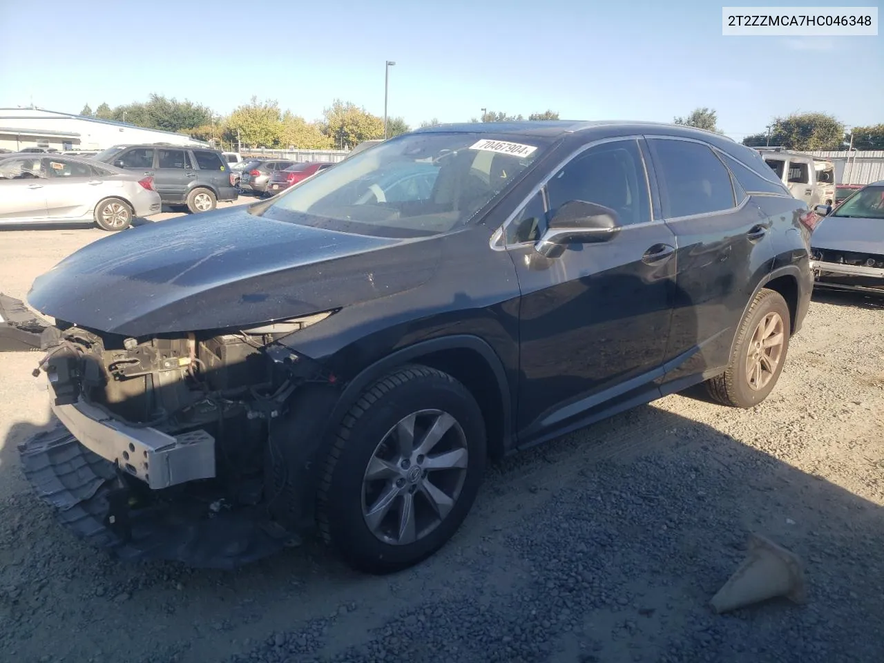 2017 Lexus Rx 350 Base VIN: 2T2ZZMCA7HC046348 Lot: 70467904