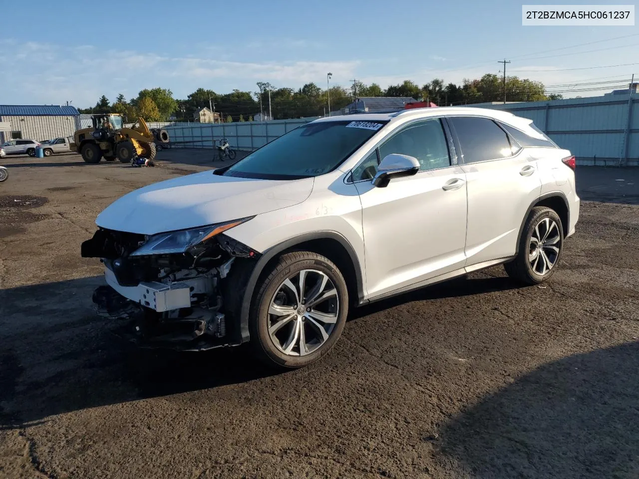 2017 Lexus Rx 350 Base VIN: 2T2BZMCA5HC061237 Lot: 70618204