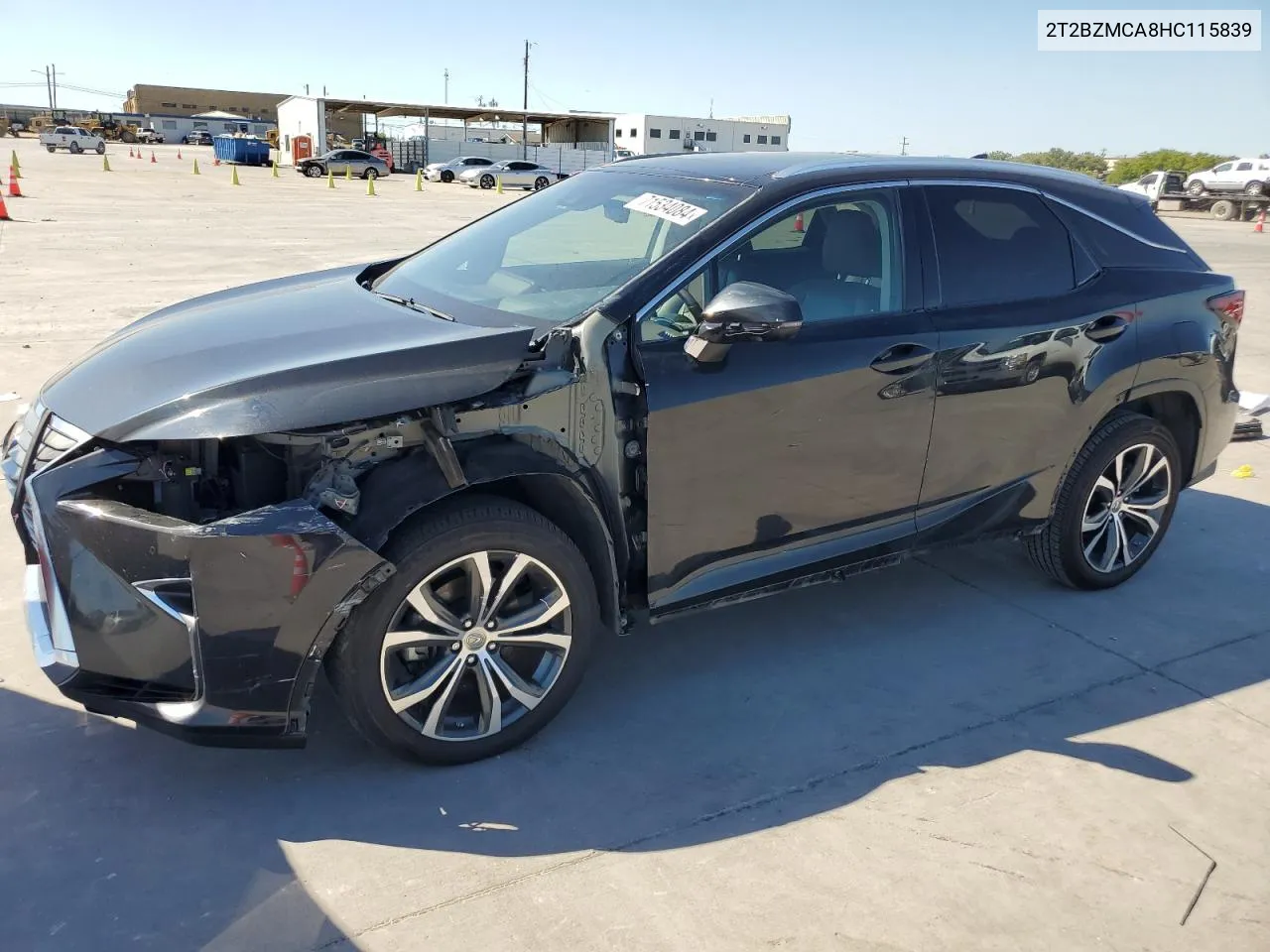 2T2BZMCA8HC115839 2017 Lexus Rx 350 Base