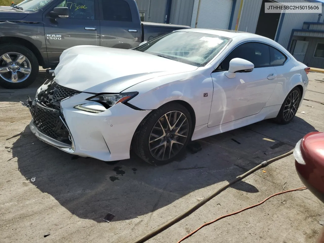 2017 Lexus Rc 350 VIN: JTHHE5BC2H5015606 Lot: 71887214