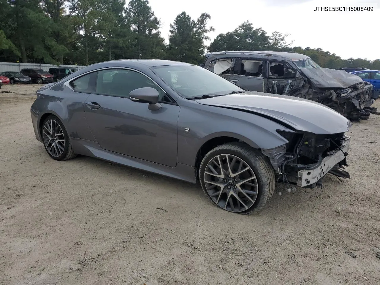 2017 Lexus Rc 350 VIN: JTHSE5BC1H5008409 Lot: 71920324