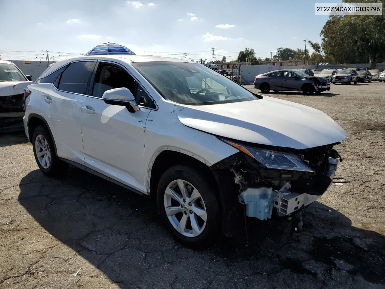 2017 Lexus Rx 350 Base VIN: 2T2ZZMCAXHC039796 Lot: 72055734