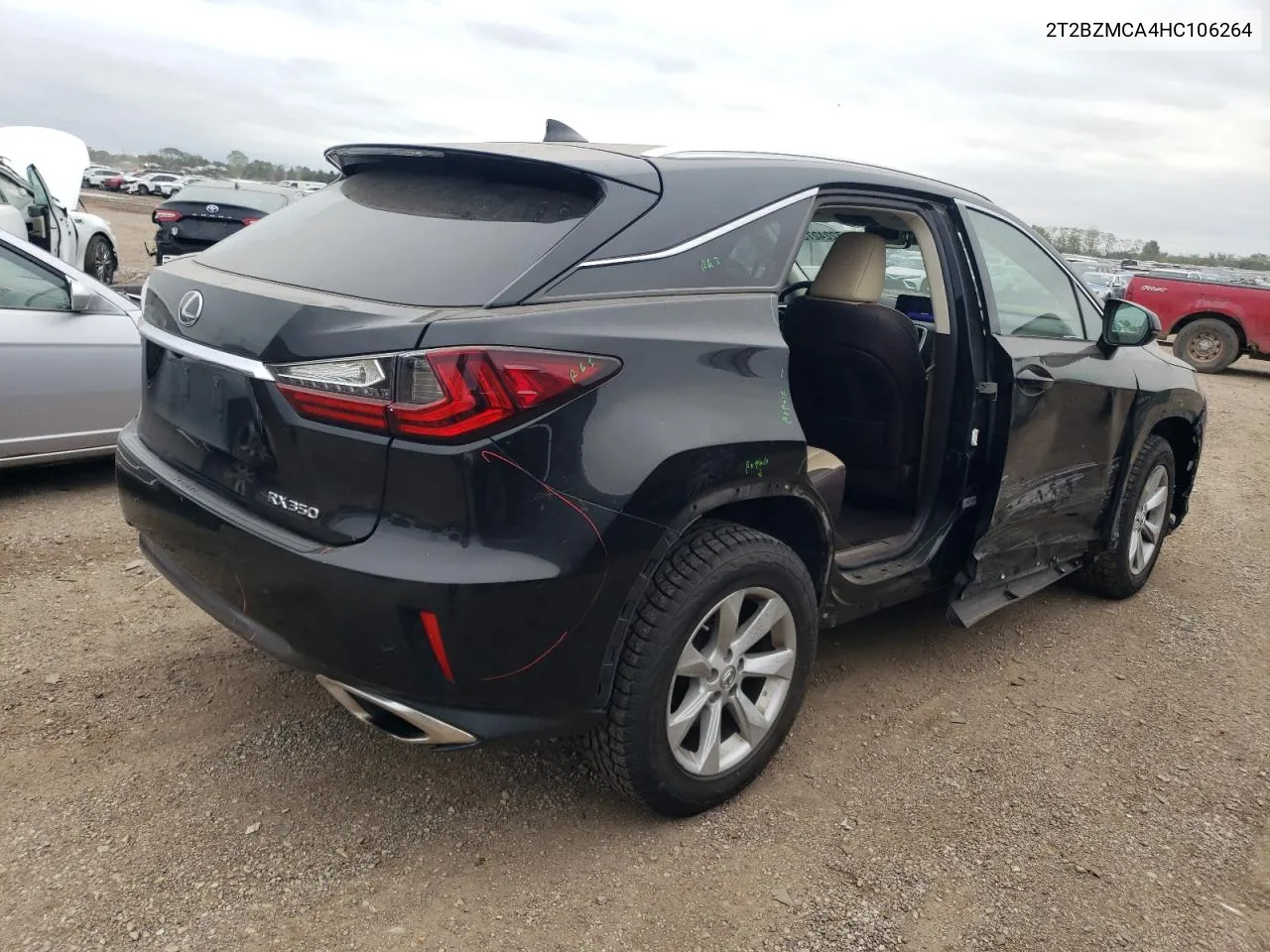 2017 Lexus Rx 350 Base VIN: 2T2BZMCA4HC106264 Lot: 72242734