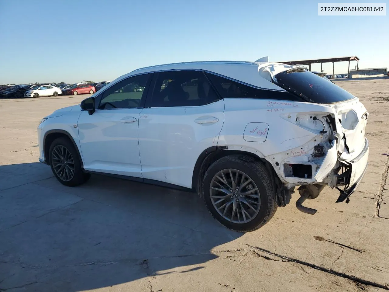 2017 Lexus Rx 350 Base VIN: 2T2ZZMCA6HC081642 Lot: 72332874