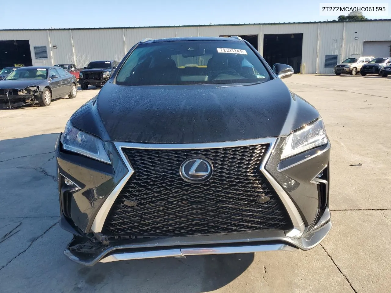 2017 Lexus Rx 350 Base VIN: 2T2ZZMCA0HC061595 Lot: 72531244