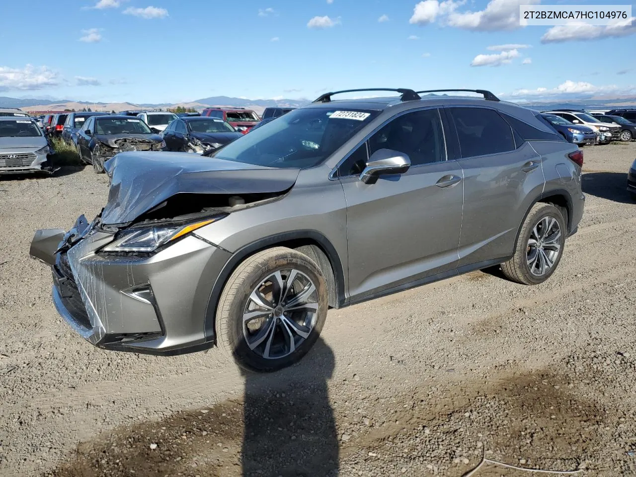 2017 Lexus Rx 350 Base VIN: 2T2BZMCA7HC104976 Lot: 72731824