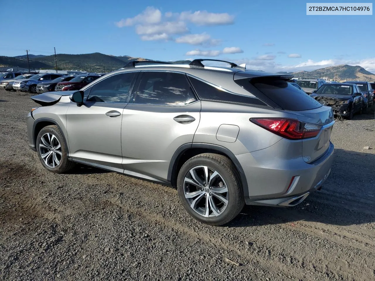 2017 Lexus Rx 350 Base VIN: 2T2BZMCA7HC104976 Lot: 72731824