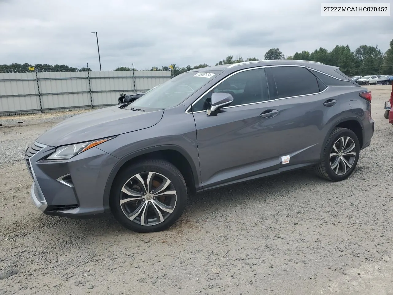 2017 Lexus Rx 350 Base VIN: 2T2ZZMCA1HC070452 Lot: 72808124